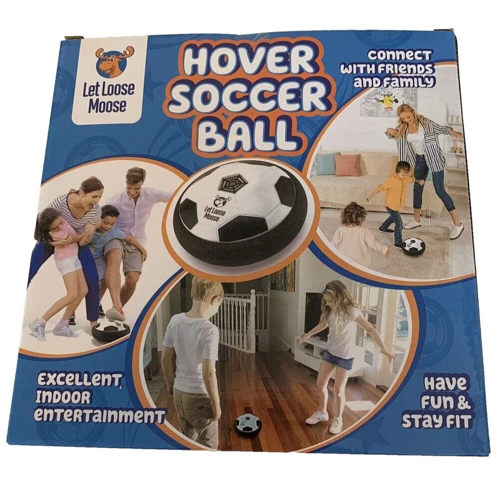 Let Loose Moose Hover Soccer Ball Hovering Kids Toy Cushioned Floating 101 NEW